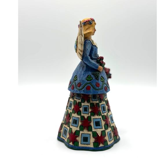 VTG 2002 Jim Shore Heartwood Creek "Angel with Flowers, EUC - Picture 4 of 5